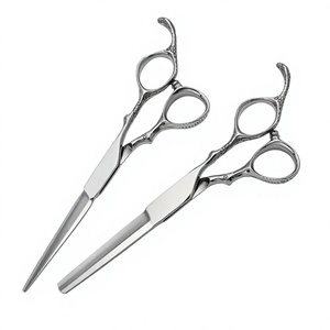 PROSEE 5.5 6.0 Ciseaux de coiffure professionnels pour barbier, acier inoxydable VG10 de Chine, lame tranchante, modèle de ciseaux à effiler - Product Image 4
