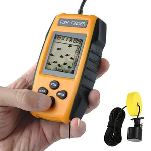 Portable Ultrasonic Cable Fish Depth Finder 100m Fishing Fish Finder with LCD Display