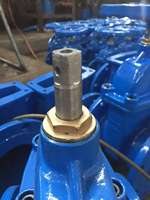 Vanne à opercule assise résistante en fonte ductile BS5163 pour l'eau, commande par volant, tailles DN50 à DN1200
