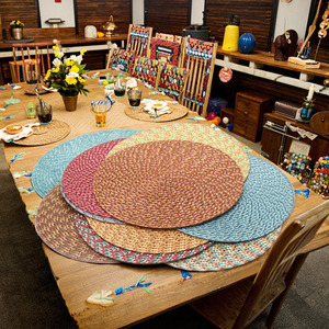 مجموعة طاولة ملونة حديثة فاخرة من البلاستيك خفيف الوزن بقطر 38 من بلاسيماات مع استخدام تجاري - Product Image 1