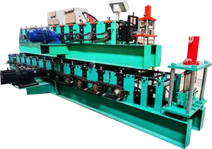 Máquina formadora de rollos Purlin tipo C Máquina formadora de rollos de acero automática