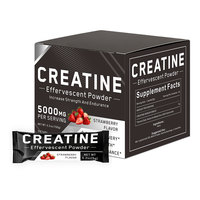 Poudre effervescente de créatine aromatisée au thé personnalisée, thé noir, thé vert, camomille, menthe, jasmin, mélange de boisson gazeuse avec électrolytes