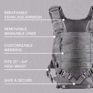 Marsupio Tattico Personalizzato per Neonati, Porta Bebè Portatile alla Moda, Zaino Multifunzionale Ergonomico per Neonati - Product Image 3