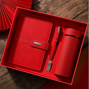 Coffret Cadeau d'Entreprise Premium IStapromo : Carnet en PU avec Impression ou Gravure de Logo Personnalisé, Gobelet Isotherme en Acier Inoxydable et Clé USB - Product Image 4