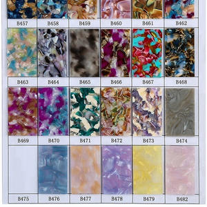 Fabriek Directe Verkoop 8.8Cm Eenvoudige Geblokte Blok Acetaat Pvc Haarklauwen Custom Patroon Dames Mode Klauw Clips Groothandel - Product Image 3