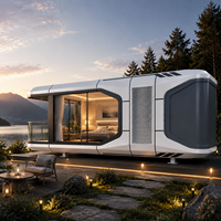 Casa Cápsula de Lujo, Casa Modular Prefabricada, Mini Casa con Diseño Personalizado para Hoteles y Glamping