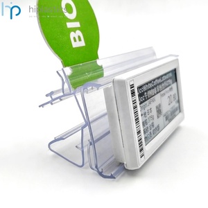 Soporte de Precio Ajustable en Ángulo Hiplastics OPHDB para ESL, Fácil Instalación, Tamaño y Color Personalizables, Riel ESL para <span class=keywords><strong>SoluM</strong></span> - Product Image 5