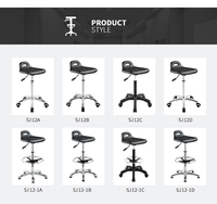 Tabouret ESD industriel en cuir pu, chaise antistatique de laboratoire, idéale pour les écoles, les entreprises et les laboratoires