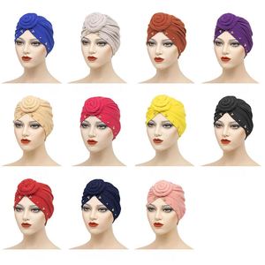 <strong>Cheap</strong> Price Breathable Flower Women Turban Head Wrap <strong>Hijab</strong> <strong>Hat</strong> for Long Hair - Product Image 2