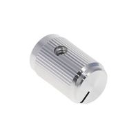 Bouton de potentiomètre linéaire moleté en aluminium usiné CNC 12,5x15,5 mm, marque OEM pour contrôle du volume audio d'amplificateur DAC