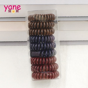 Venta caliente banda de pelo de colores set 9 PCs banda de anillo de pelo de <span class=keywords><strong>alambre</strong></span> de teléfono - Product Image 4