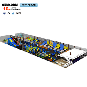 Best Indoor Playground Customized 500-1000 Square Meter Adults' Amusement <b>Trampoline</b> Park Manufacturer - Product Image 4