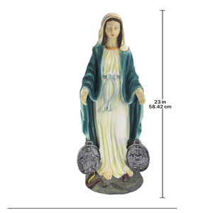 Résine personnalisée Artisanat Religieux <span class=keywords><strong>Madonna</strong></span> Statues Style Italien Catholique Statue De Jardin - Product Image 4