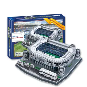 Santiago Bernabeu Stadium 160PCS 3D EPS Building Jigsaw Puzzle Game  Educational Toys Funny Football 3D Stadium Puzzle - China 3D Puzzle Stadium  and 3D Puzzle price