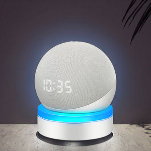 Support de bureau pour enceinte intelligente Echo Dot 4e/5e génération, alimentation USB, éclairage LED RVB, sortie 5.3 300W - Product Image 3