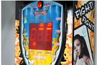 Machine de jeu de boxe d'arcade à pièces d'intérieur Punching Money Ticket Redemption Game Machine
