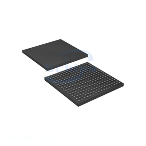 ชิ้นส่วนอิเล็กทรอนิกส์แท้รุ่น EP3C25F256C8 256 LBGA แบบฝังตัว - Product Image 1