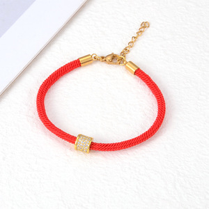 Bracelets rouges transfrontaliers les plus vendus, bracelets rouges chinois, bracelets et bijoux tissés à la main en stock - Product Image 3
