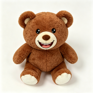 Customized Brown teddy <b>bear</b> plush toy, <b>Cute</b> smiling teddy <b>bear</b> stuffed animal, Soft brown <b>bear</b> plush,Classic brown <b>bear</b> stuffed - Product Image 3