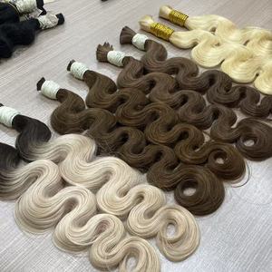 Disponibili Subito: <span class=keywords><strong>Extension</strong></span> di <span class=keywords><strong>Capelli</strong></span> Umani Veri di Alta Qualità, Prezzo all'Ingrosso, 100% <span class=keywords><strong>Capelli</strong></span> Umani Veri, Colore Marrone, Ondulati, <span class=keywords><strong>Extension</strong></span> di <span class=keywords><strong>Capelli</strong></span> in Bulk - Product Image 5