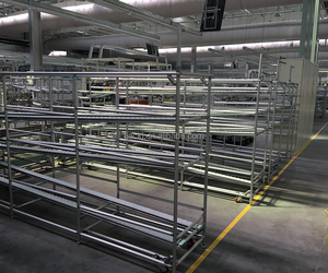 Système de rayonnage de stockage empilable industriel AOCHEN, réglable, multicouche, en acier, résistant à la corrosion, haute résistance - Product Image 3