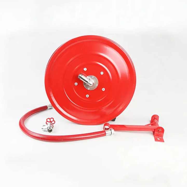 Made in China Fire Hose Reel with 25m 30m 50m Flexible Rubber Hoses ...