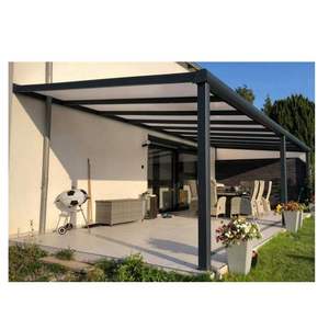 Auvent de <span class=keywords><strong>terrasse</strong></span> <span class=keywords><strong>transparent</strong></span> en aluminium / couverture de <span class=keywords><strong>terrasse</strong></span> en verre en aluminium - Product Image 6