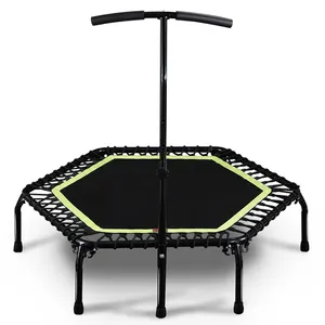 Achtertuin Professionele Gymnastiek Vouwen Mini Zeshoekige Trampolines