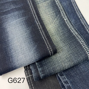 Tela Vaquera Ecológica de Algodón de Alta Calidad, Tejido Elástico con Efecto Cruzado, Certificación OEKO-TEX, Pantalones Vaqueros para Hombre, <span class=keywords><strong>Color</strong></span> <span class=keywords><strong>Índigo</strong></span> Teñido Liso - Product Image 1