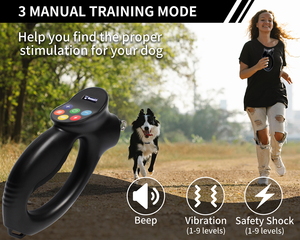Anti Slip Handle <b>Dog</b> Leash <b>Vibration</b> Electric Shock <b>Collar</b> Automatic Anti Tugging <b>Dog</b> Training Leash <b>Collars</b> - Product Image 3