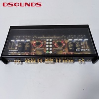 Amplificateur de voiture de style HIFI 200Wx4CH, amplificateur audio pour voiture pour différents types de haut-parleurs de voiture avec un son de qualité supérieure