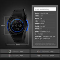 Montre Sport Homme Digitale Étanche Skmei 1269 de la Marque CN Leading Factory avec Alarme – Dernier Style Tendance à Prix Abordable