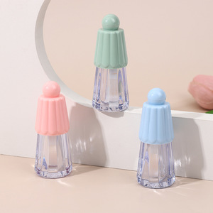 <span class=keywords><strong>P</strong></span>-LAN Hete Verkoop 4Ml Plastic Unieke Lipgloss Container Custom Private Label Kids Roze Grote Borstel Lipgloss Buizen Met Toverstaf - Product Image 3