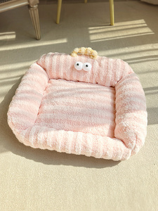 Umwelt freundlicher kleiner Hund Winter warmes Haustier Sofa Modernes festes Muster Weiches Kissen Welpen bett Beliebte <span class=keywords><strong>Online</strong></span>-Hundes chlaf matte - Product Image 5