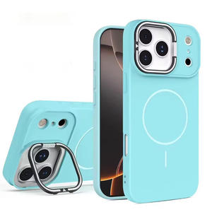 Coques <span class=keywords><strong>de</strong></span> téléphone magnétiques ultra-fines à finition mate givrée pour <span class=keywords><strong>iPhone</strong></span> 17 Air, 16, 15, 14, 13 Pro Max avec support d'appareil photo et <span class=keywords><strong>coque</strong></span> arrière - Product Image 3