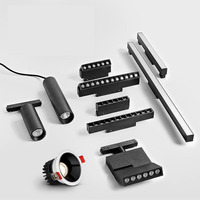 Nouvelle Tendance : Spots LED Modernes en Aluminium 3CCT, Système Magnétique Intelligent Tuya, Éclairage Linéaire Professionnel 48V en Saillie ou Encastré