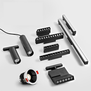 Nouvelle Tendance : Spots LED Modernes en Aluminium 3CCT, Système Magnétique Intelligent Tuya, Éclairage Linéaire Professionnel 48V en Saillie ou Encastré - Product Image 1
