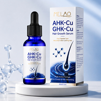 Serum Kulit Kepala AHK Cu GHK Cu yang Menutrisi, Meningkatkan Kepadatan Rambut, Memperbaiki Rambut Rontok, Memperkuat Akar Rambut