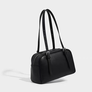 Bolso de Hombro de Piel Genuina de Vacuno Curtido Vegetal de Primera Calidad con <span class=keywords><strong>Tres</strong></span> Correas, Estilo Casual para Mujer, para Uso Diario y Viajes, con Correa Ajustable - Product Image 4