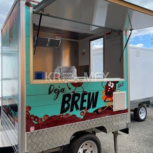 2025 Street Side Road Cart Outdoor Movable Fully Equipped <b>Mobile</b> <b>Kitchen</b> Fast Trailer Food Truck - Product Image 2