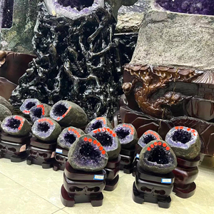 Natural Large Amethyst Cave Decor Brazil Uruguay Amethyst Cave Geode Amethyst Cluster Cathedral - Product Image 6