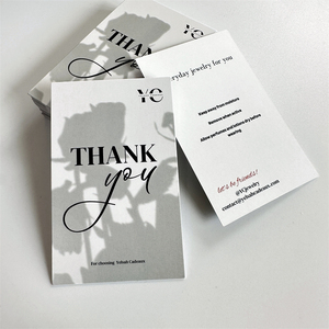 Carta <span class=keywords><strong>per</strong></span> la cura dei gioielli personalizzata all'ingrosso carta di ringraziamento <span class=keywords><strong>per</strong></span> la tua carta di istruzioni <span class=keywords><strong>per</strong></span> l'acquisto - Product Image 4