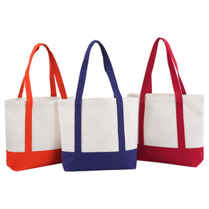 Chất Lượng Tốt Tùy Chỉnh In Logo Cotton Mua Sắm Đại Học <span class=keywords><strong>Canvas</strong></span> Tote Túi Với Túi Dây Kéo Saco Bolsa De Tela Leinwand Tasche - Product Image 6
