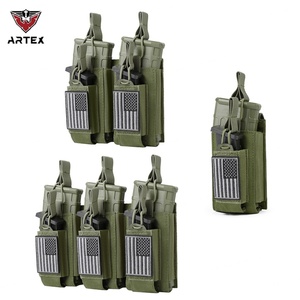 Open Top Single/Double/Triple Molle Mag Pouch for 5.56mm 9mm <b>Magazines</b> Mag Pouches <b>Holder</b> - Product Image 3