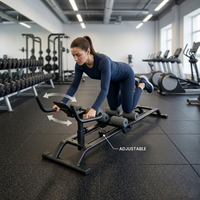 Appareil d'exercice multifonctionnel intelligent en acier pour l'intérieur, machine de fitness amincissante pour la maison avec compteur