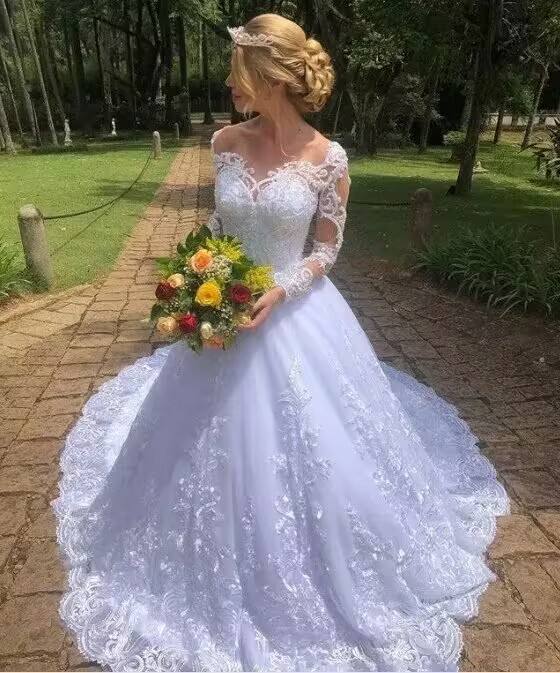 Wedding Dress Vestido Plus Size Aliexpress The Shoulder Aliexpress