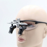 Electricity-Powered 4X 5X 6X Headband Magnifier Ergo Loupe with Polycarbonate Lens