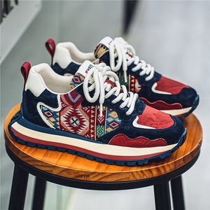 2025 hommes printemps sport décontracté Ins chaussures hauteur-augmentant à semelle épaisse toile chaussures souples vente chaude paniers tendances - Product Image 4