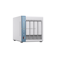Server Penyimpanan Jaringan Qnap Ts-464C Berkinerja Tinggi dengan Prosesor Quad Core Terbaik Ai Nas Cloud Pribadi Penyimpanan Jaringan