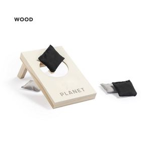 Portable Eco-Friendly Bamboo Wooden Corn Hole <b>Game</b> Play Boards Bean Bag Toss-Digital Printing Custom Logo Promotional Gift Team - Product Image 2